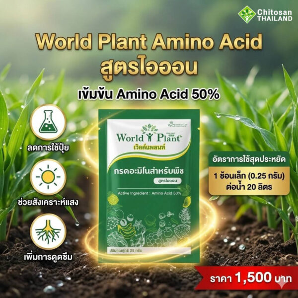 vds3 เวิลด์แพลนท์กรดอะมิโน โรครากเน่าทุเรียน